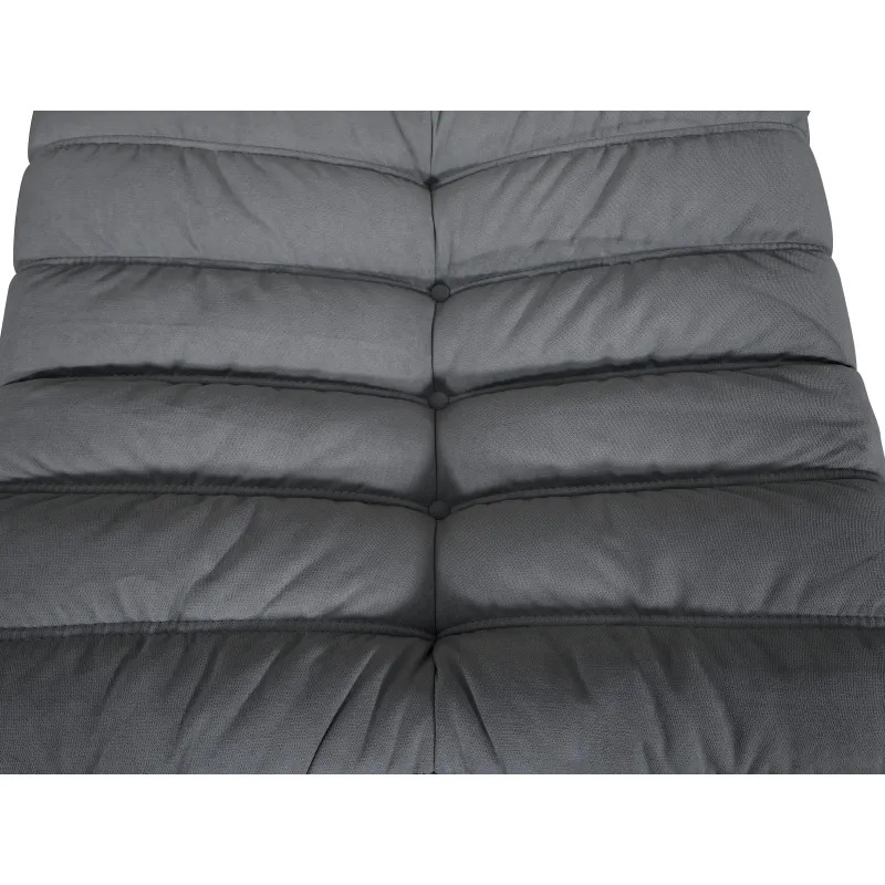 Pufas NUA, pilkas, 86x80x40 cm