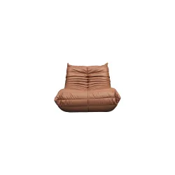 Fotelis NUA, rudas, 87x102x70 cm