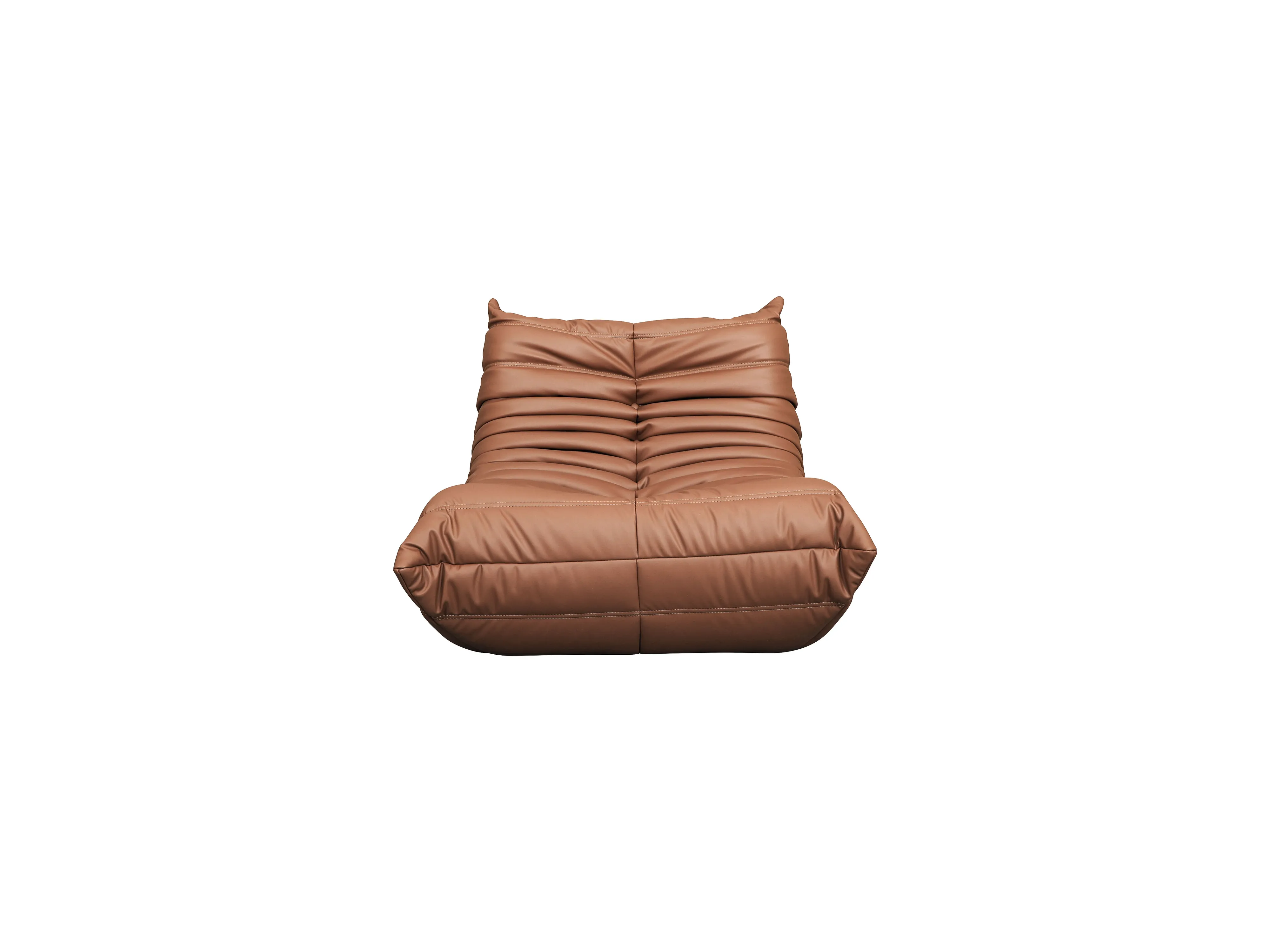 Fotelis NUA, rudas, 87x102x70 cm