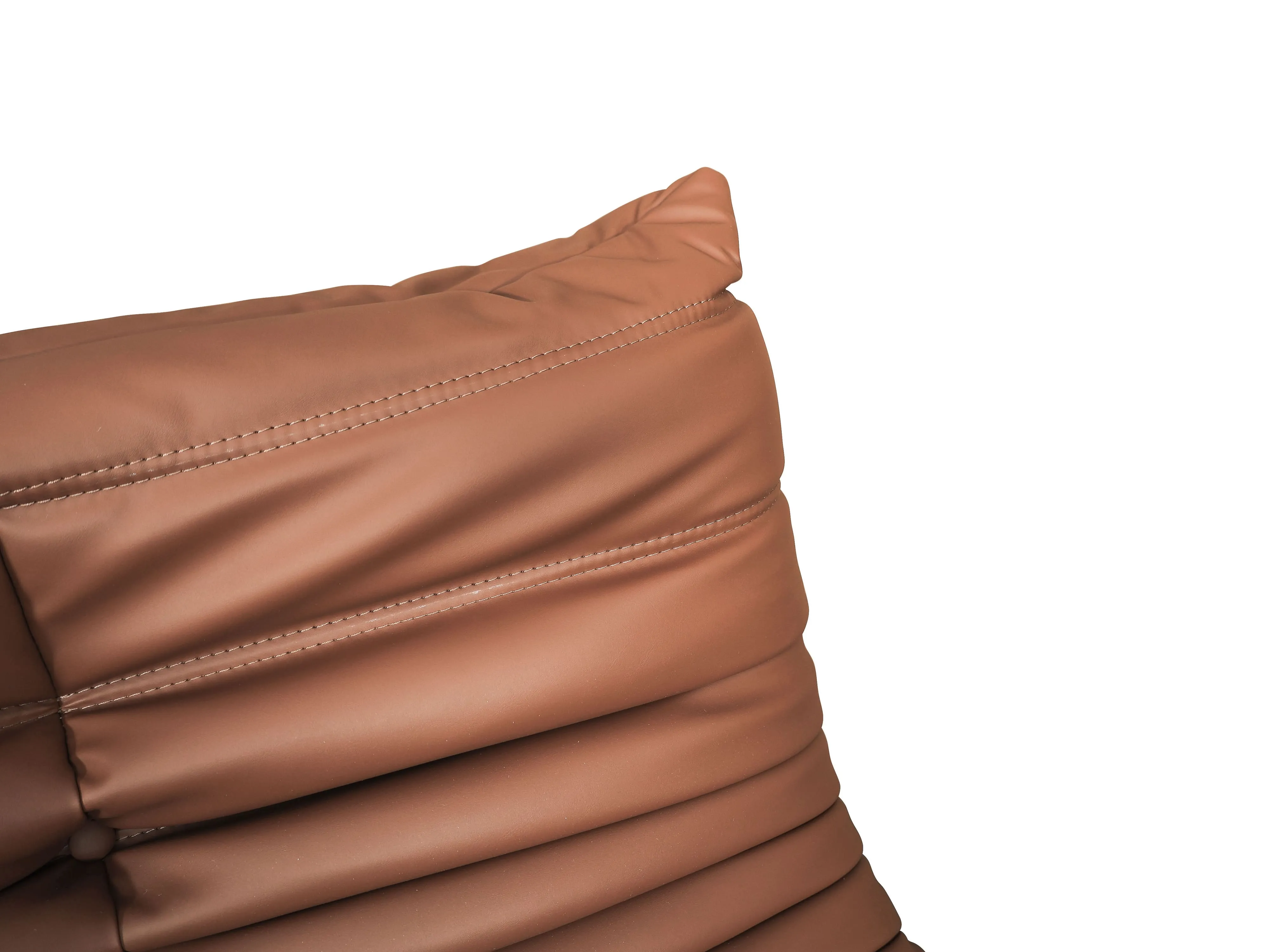 Fotelis NUA, rudas, 87x102x70 cm