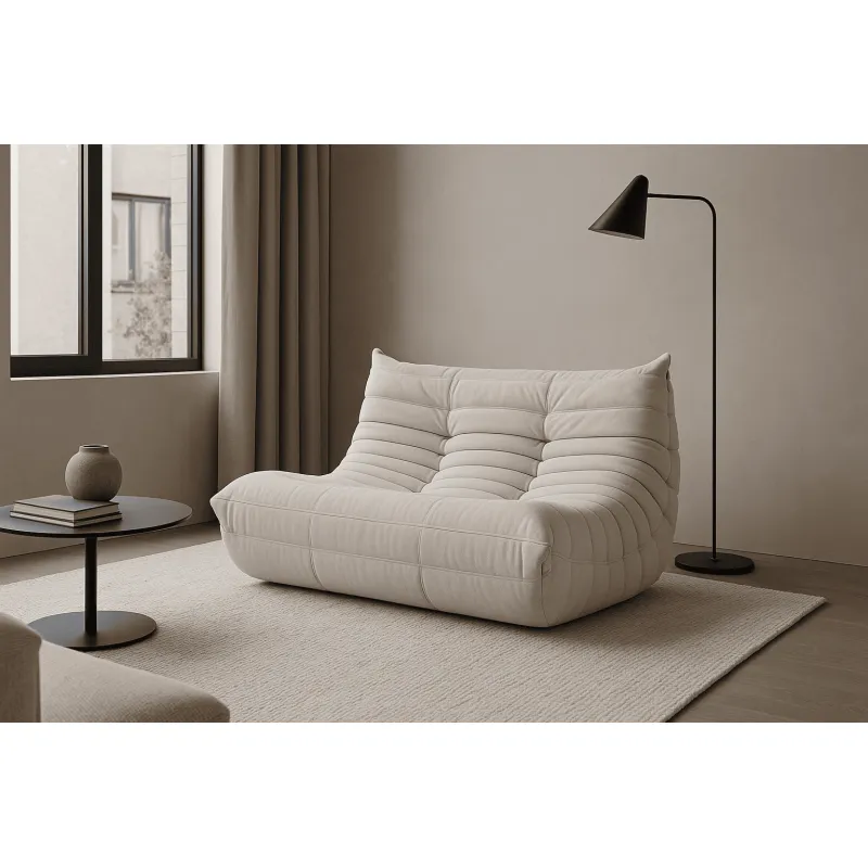 Sofa NUA, smėlio, 130x102x70 cm