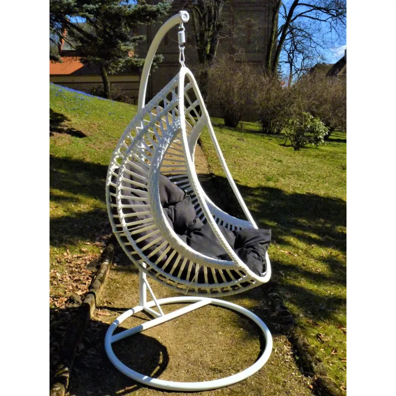 Pakabinamas krėslas BELLI, baltas