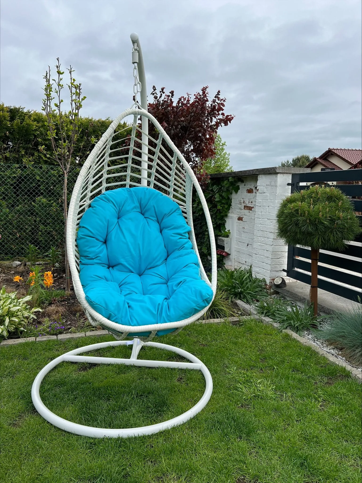 Pakabinamas krėslas BELLI, mėlynas