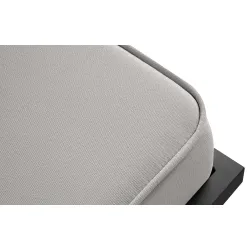 Lauko pufas TRIGO, pilkas/šviesiai pilkas, 69x54x44 cm