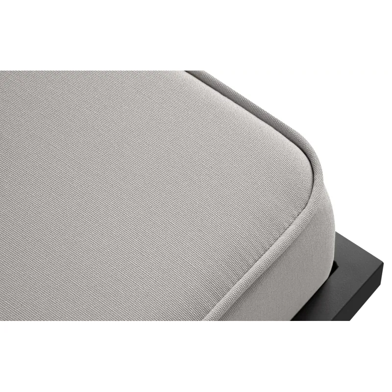 Lauko pufas TRIGO, pilkas/šviesiai pilkas, 69x54x44 cm