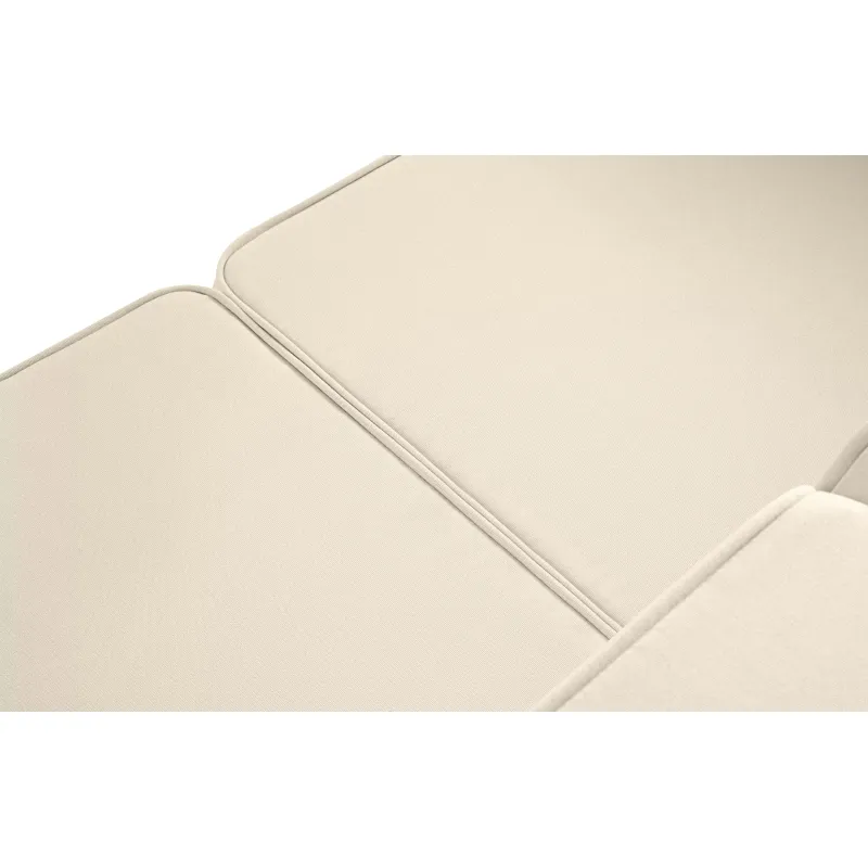 Lauko sofa TRIGO 3, pilka/kreminė, 229x69x70 cm