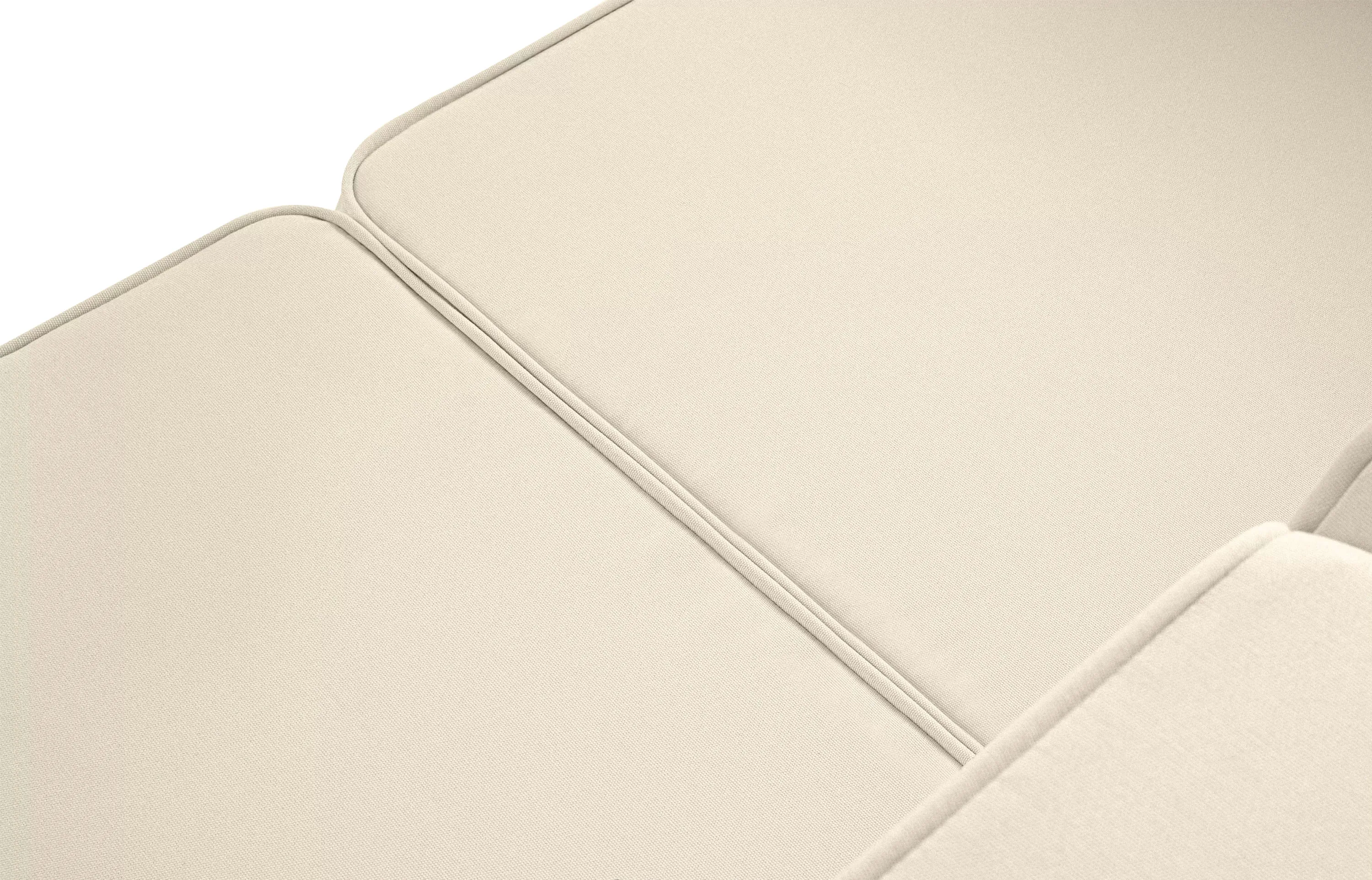 Lauko sofa TRIGO 3, pilka/kreminė, 229x69x70 cm