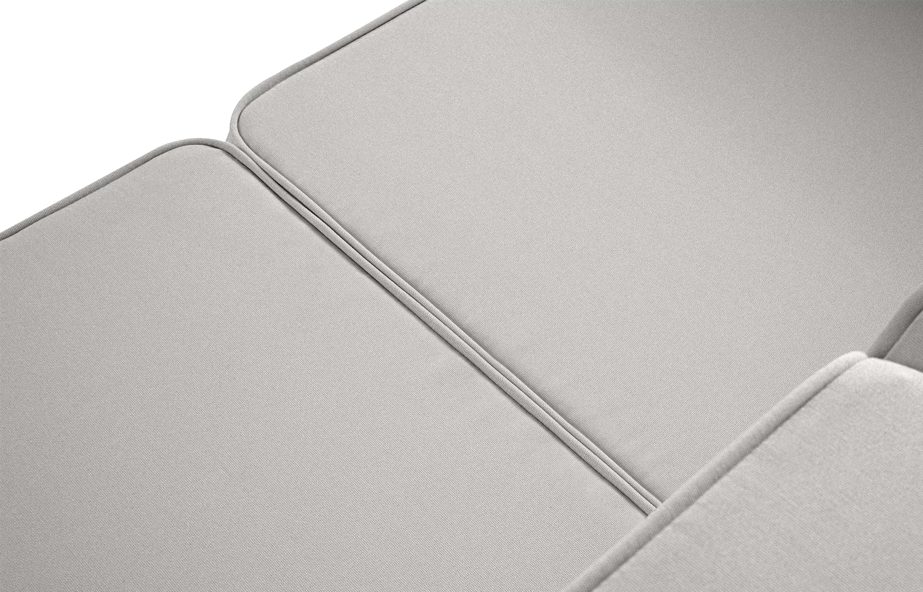 Lauko sofa TRIGO 3, pilka/šviesiai pilka, 229x69x70 cm