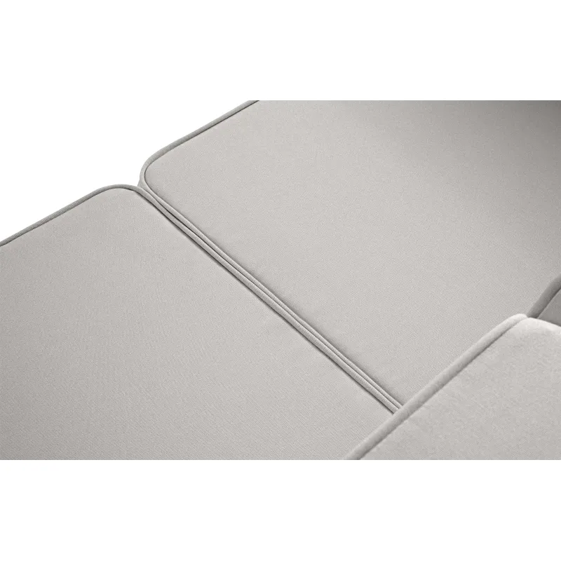 Lauko sofa TRIGO 3, balta/šviesiai pilka, 229x69x70 cm