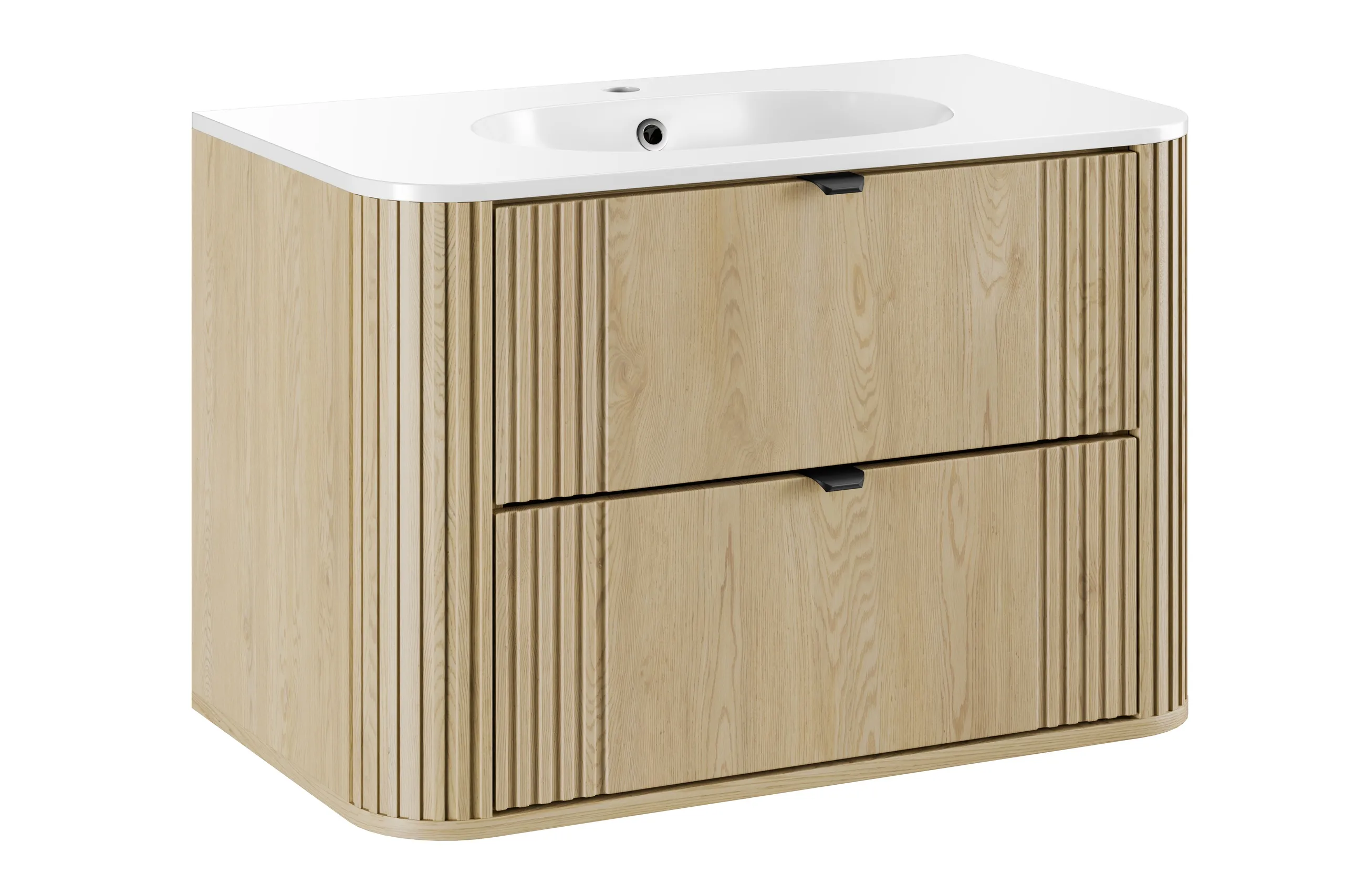 Pakabinama vonios spintelė su praustuvu 828A OVAL CREMO