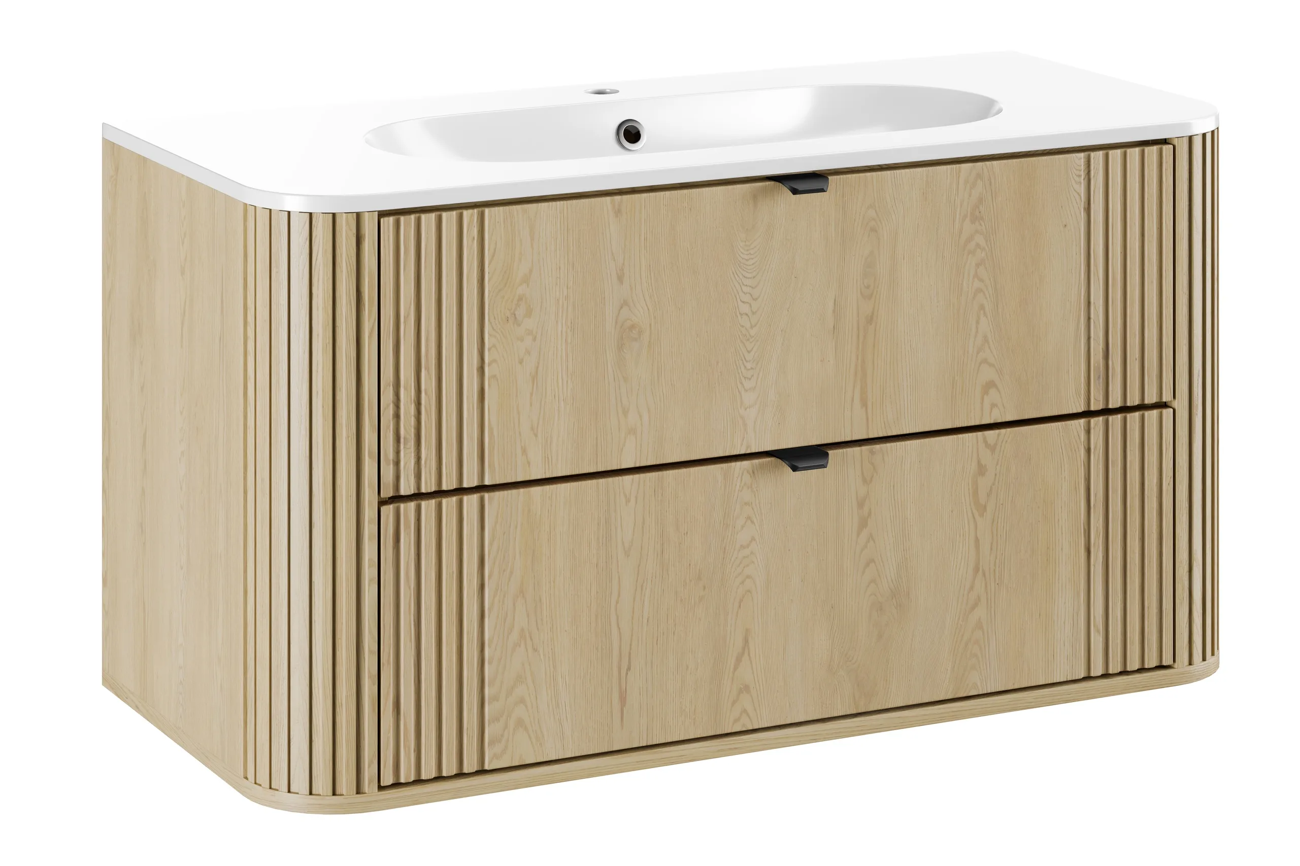 Pakabinama vonios spintelė su praustuvu 821A OVAL CREMO