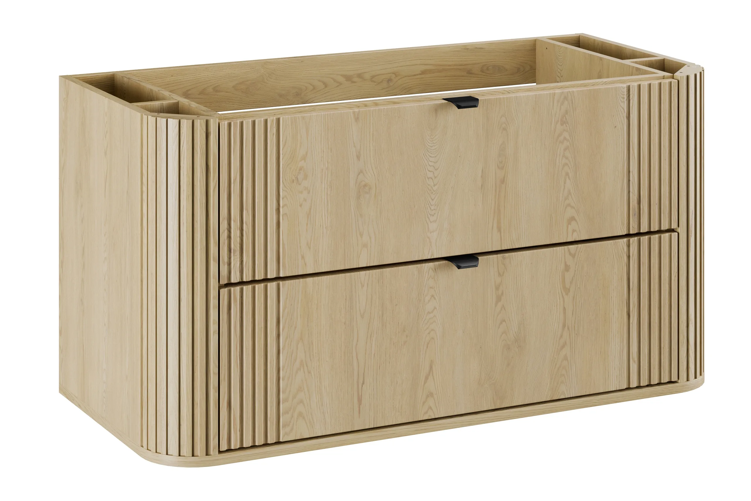 Pakabinama vonios spintelė su praustuvu 821A OVAL CREMO