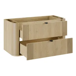 Pakabinama vonios spintelė su praustuvu 821A OVAL CREMO