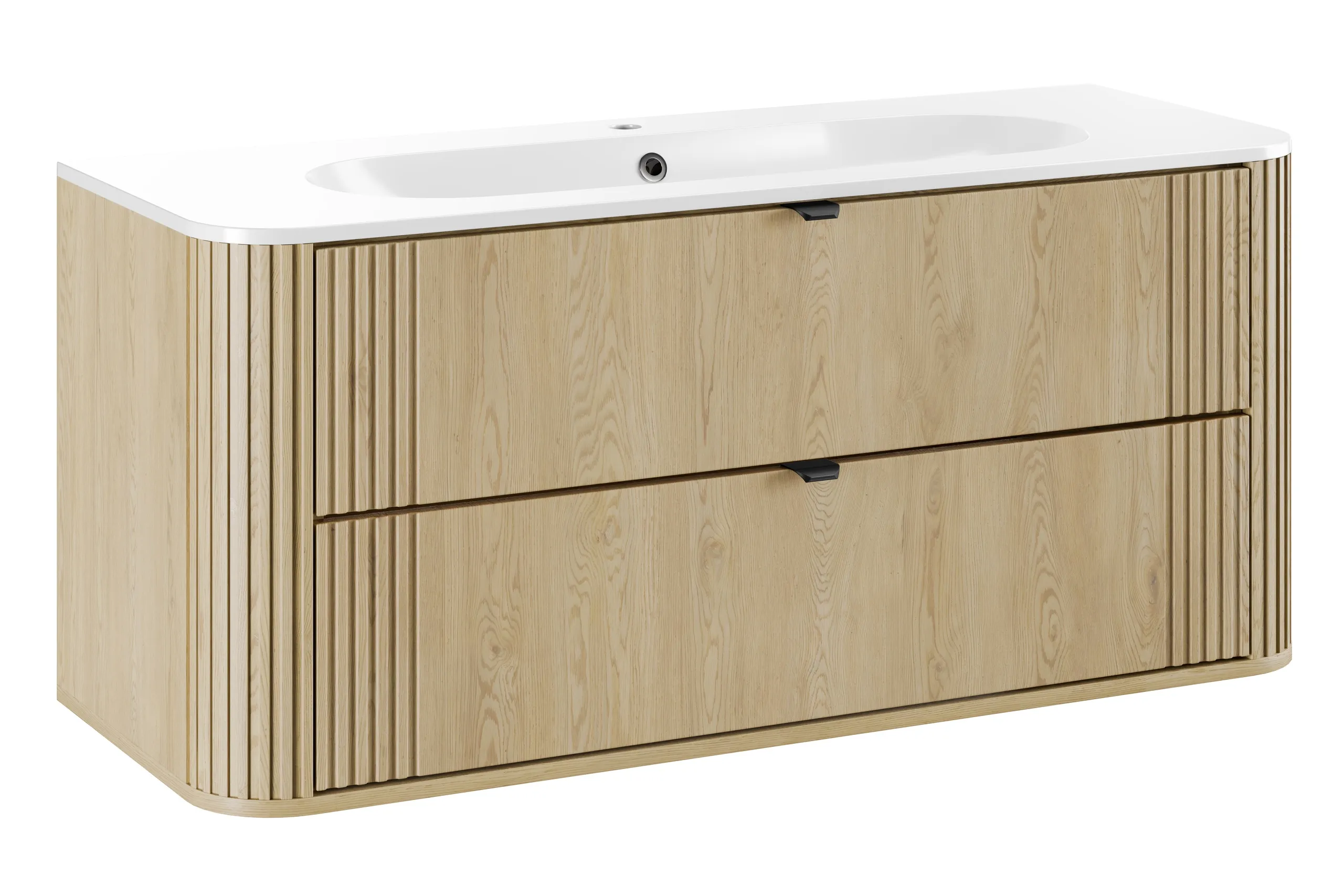 Pakabinama vonios spintelė su praustuvu 822A OVAL CREMO