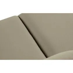 Lauko sofa RAMBI 3, balta/smėlio, 225x80x80 cm