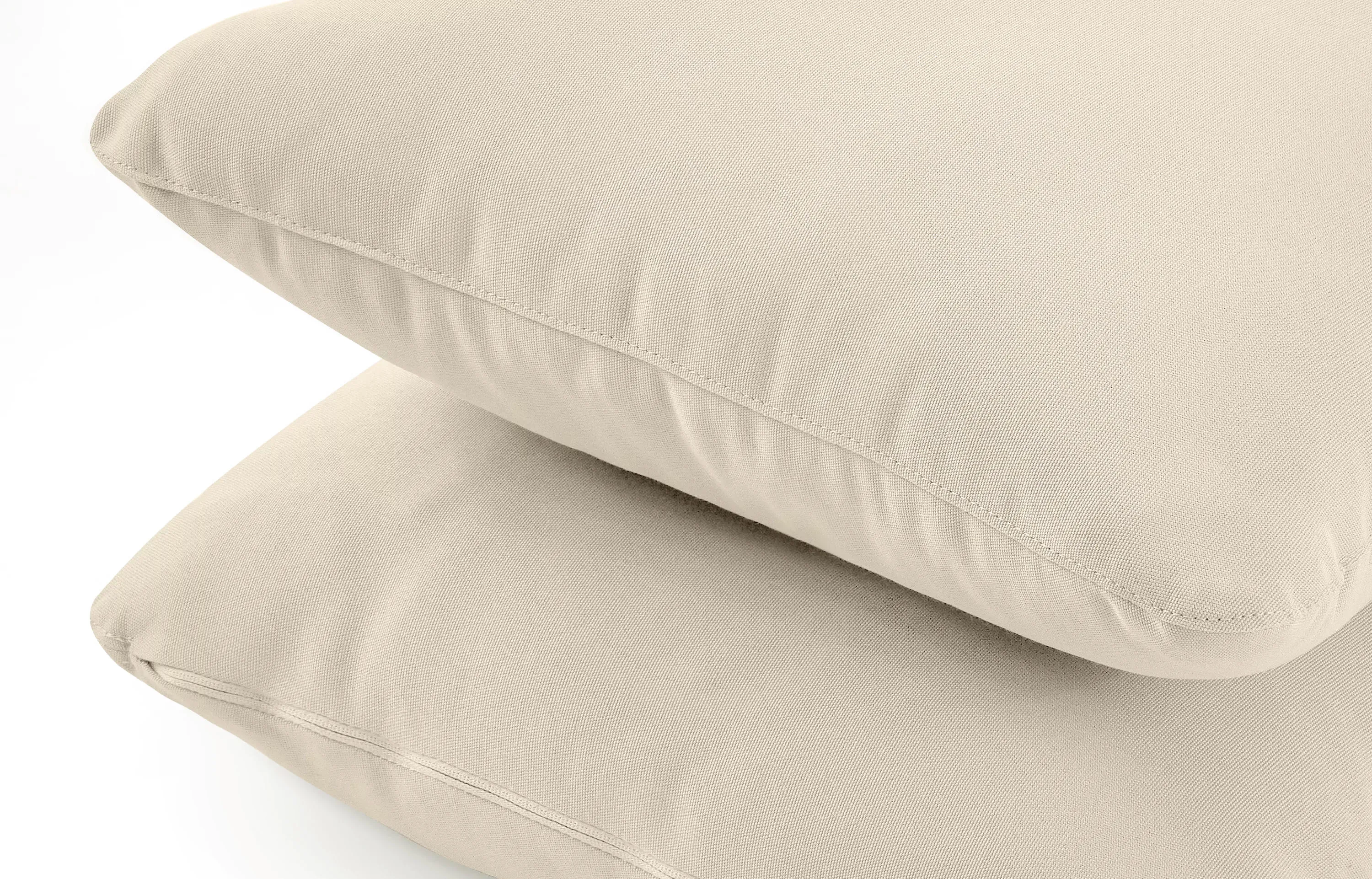 Lauko sofa RAMBI 3, juoda/kreminė, 225x80x80 cm