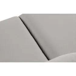 Kampinė lauko sofa RAMBI, balta/pilka, 304x229x80 cm