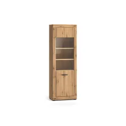Aukšta vitrina DORO, 65x40x195 cm