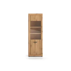 Aukšta vitrina DORO, 65x40x195 cm