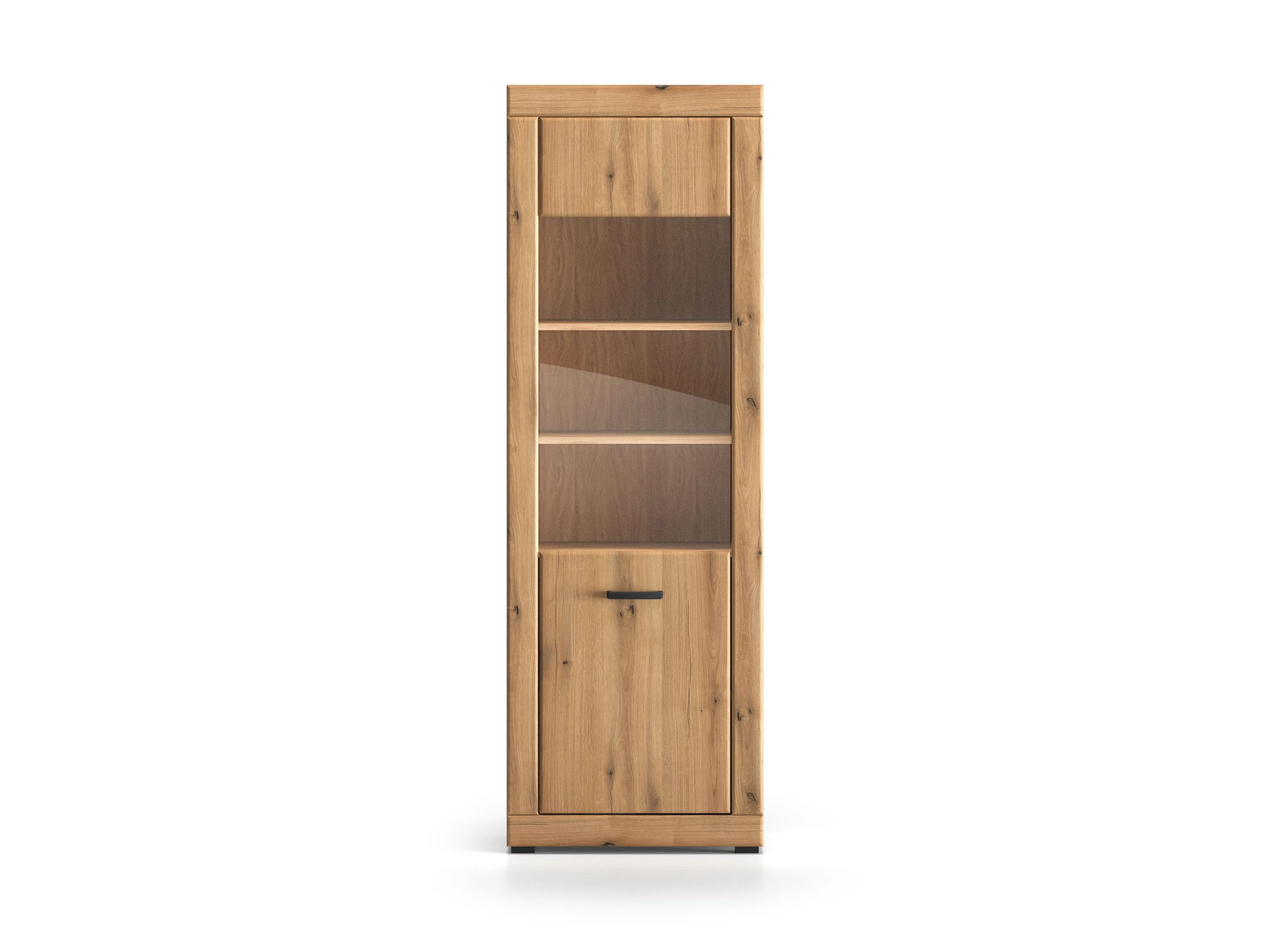 Aukšta vitrina DORO, 65x40x195 cm