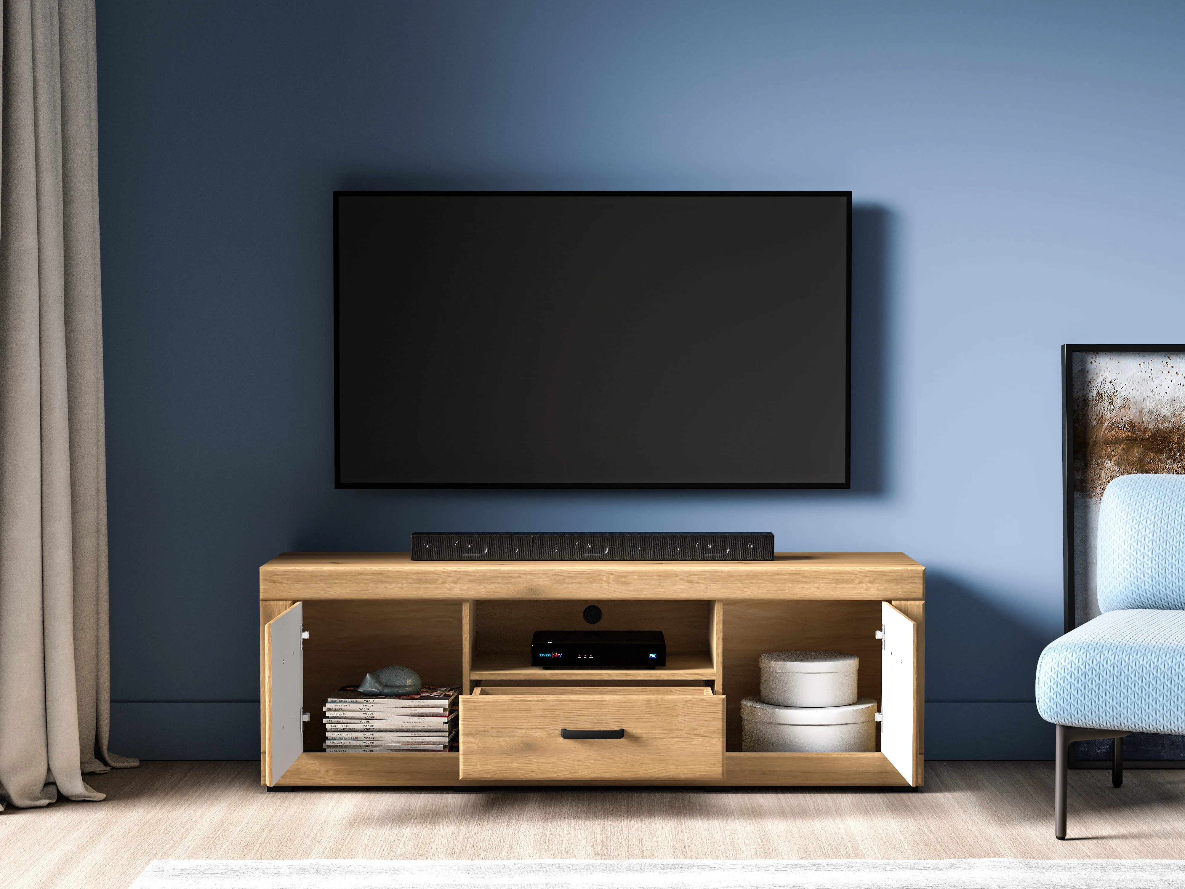 TV staliukas DORO, 160x40x55 cm