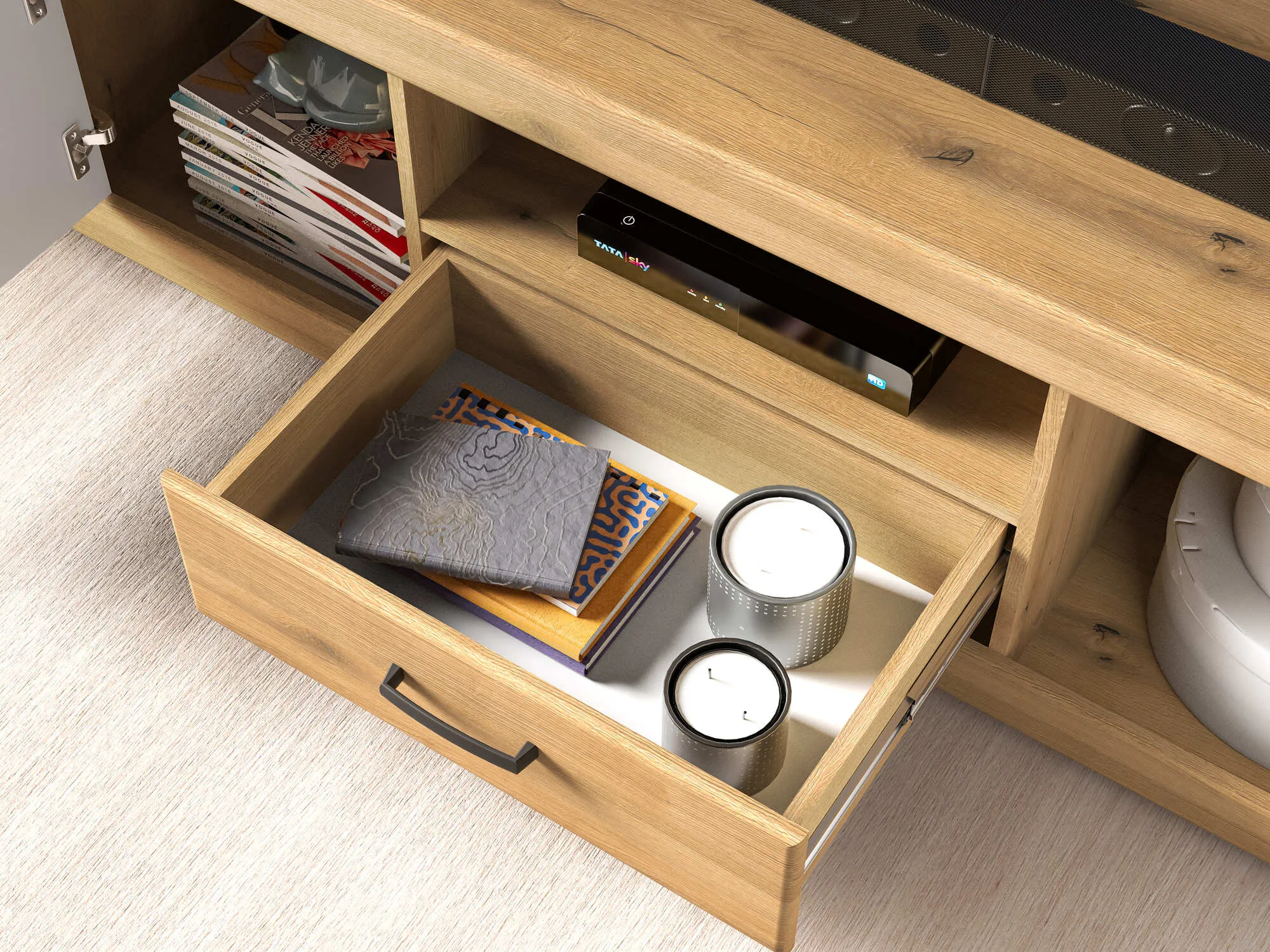 TV staliukas DORO, 160x40x55 cm