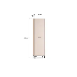 Viendurė prieškambario spinta OIVEA, 55x34x200 cm