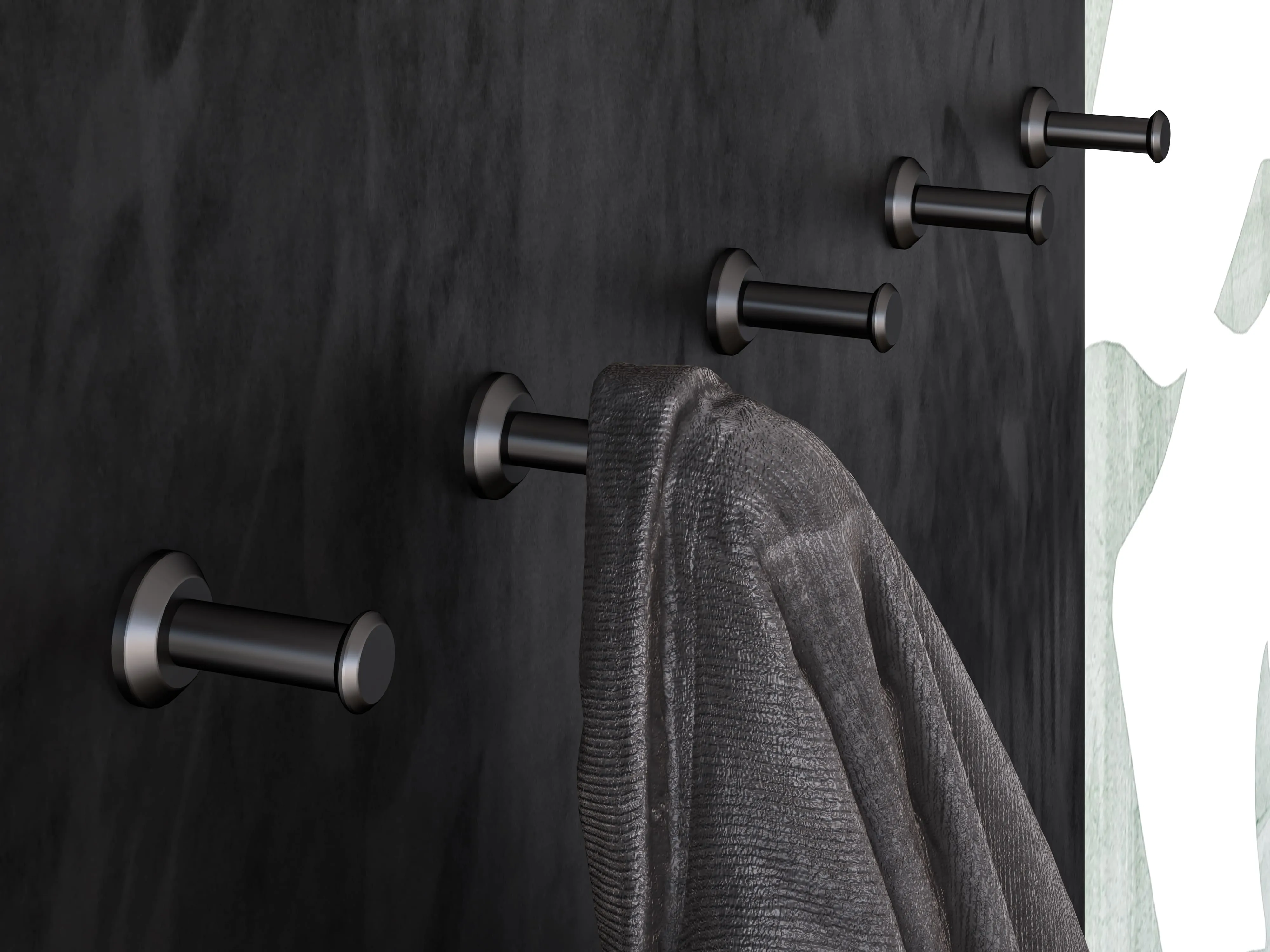 Pakabinama drabužių kabykla OIVEA, 70x3x145 cm