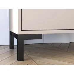 Batų dėžė su minkštasuoliu OIVEA, 70x34x54 cm
