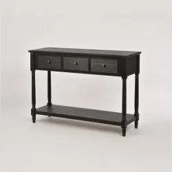Konsolė 80 LIVORNO, juoda, 120x40x80 cm