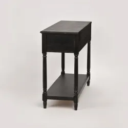 Konsolė 80 LIVORNO, juoda, 120x40x80 cm