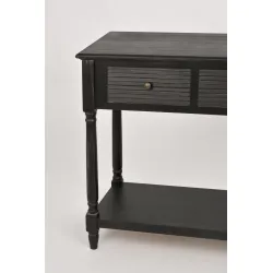 Konsolė 80 LIVORNO, juoda, 120x40x80 cm