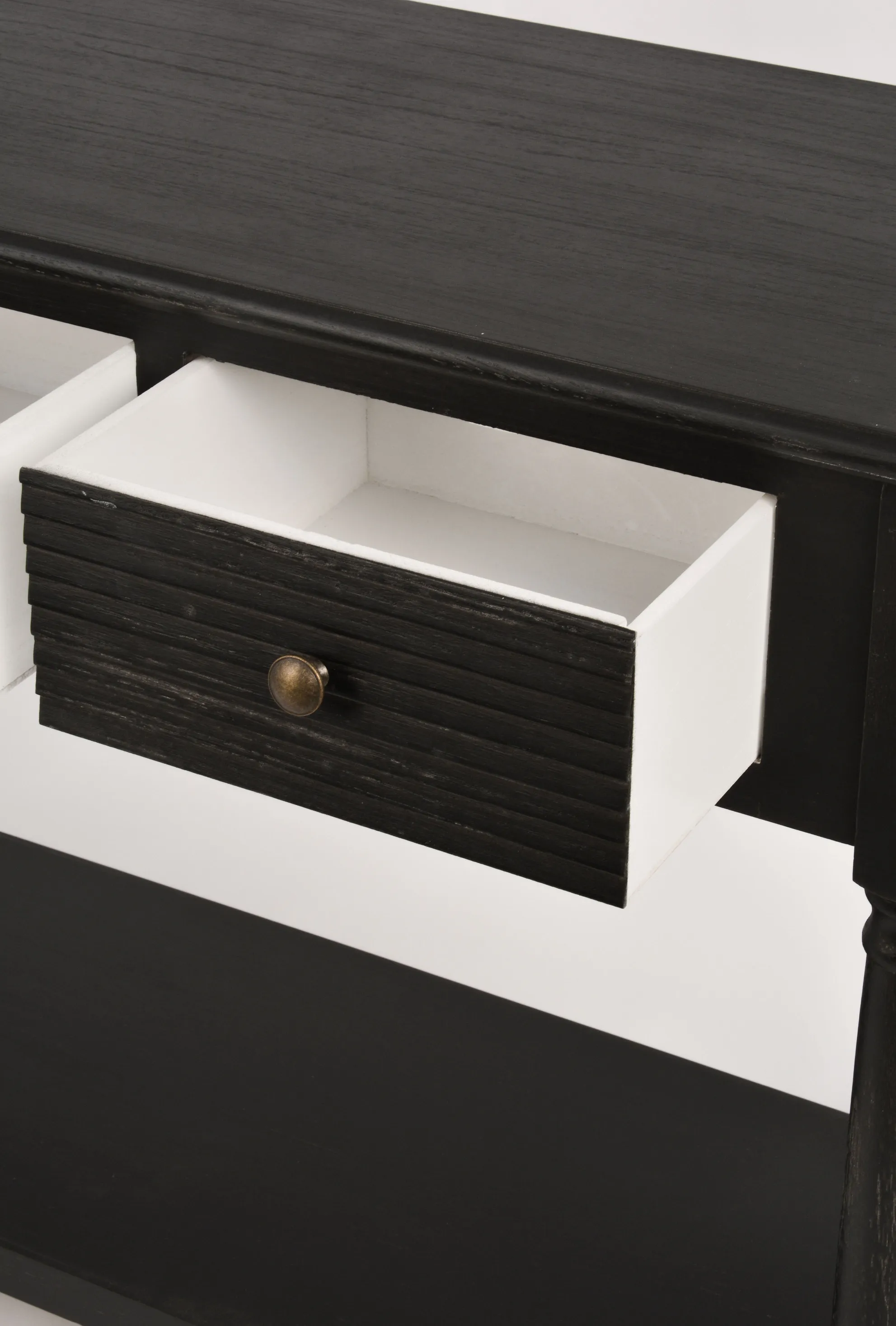 Konsolė 80 LIVORNO, juoda, 120x40x80 cm