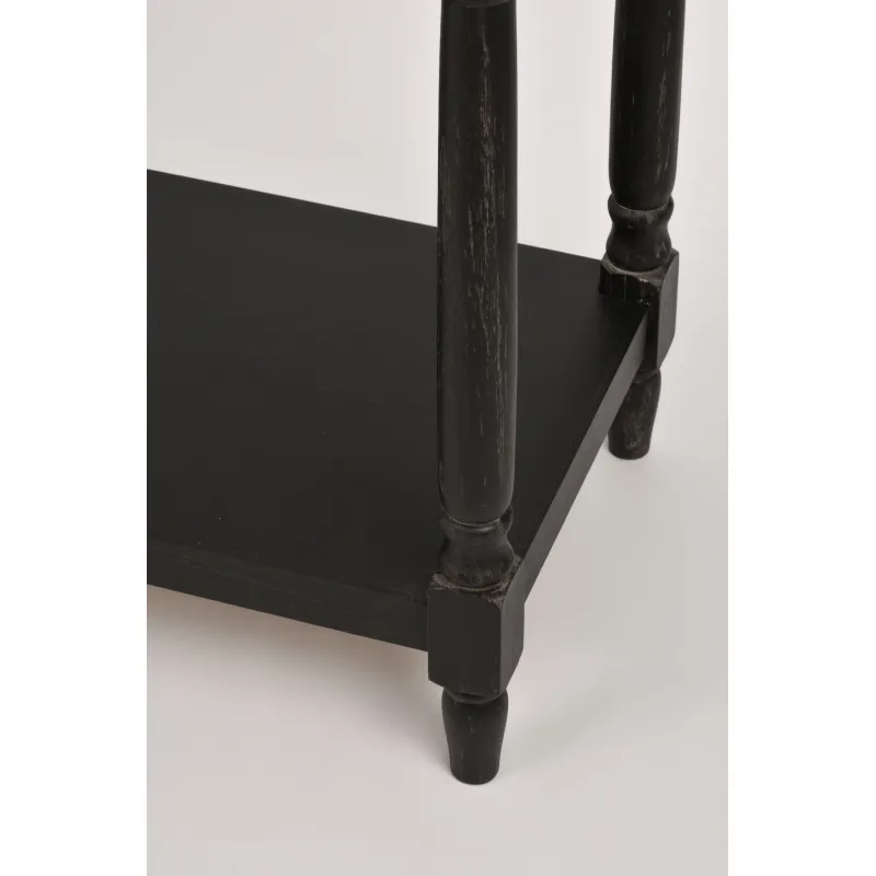 Konsolė 80 LIVORNO, juoda, 120x40x80 cm