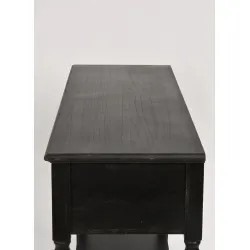 Konsolė 80 LIVORNO, juoda, 120x40x80 cm