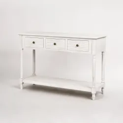 Konsolė 80 LIVORNO, balta, 120x40x80 cm