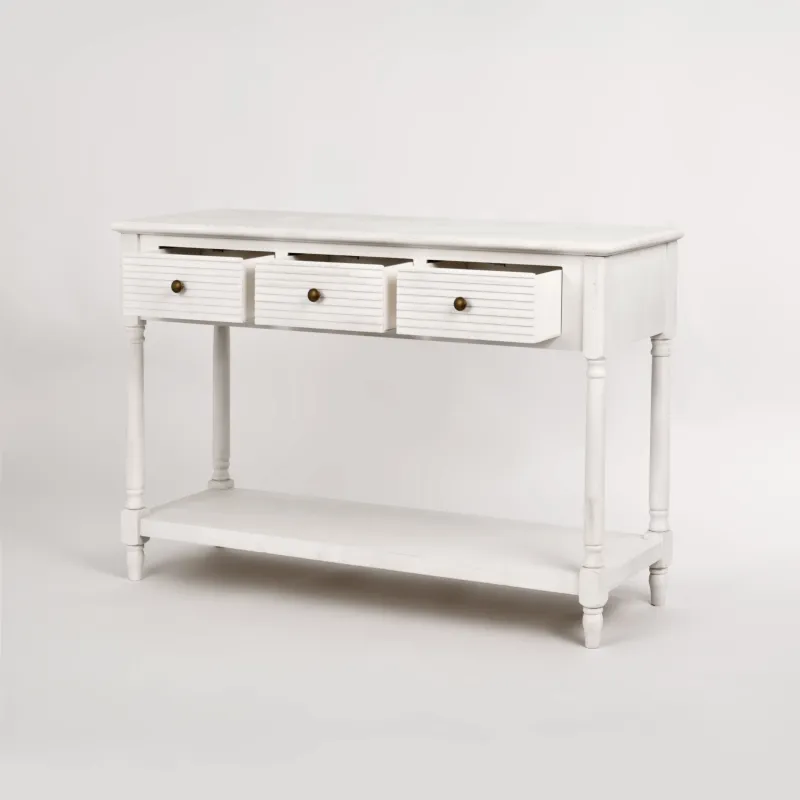 Konsolė 80 LIVORNO, balta, 120x40x80 cm