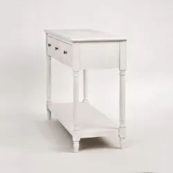 Konsolė 80 LIVORNO, balta, 120x40x80 cm