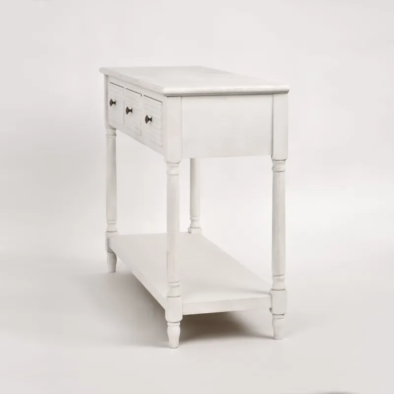 Konsolė 80 LIVORNO, balta, 120x40x80 cm