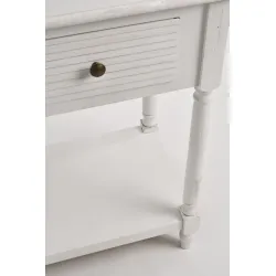Konsolė 80 LIVORNO, balta, 120x40x80 cm