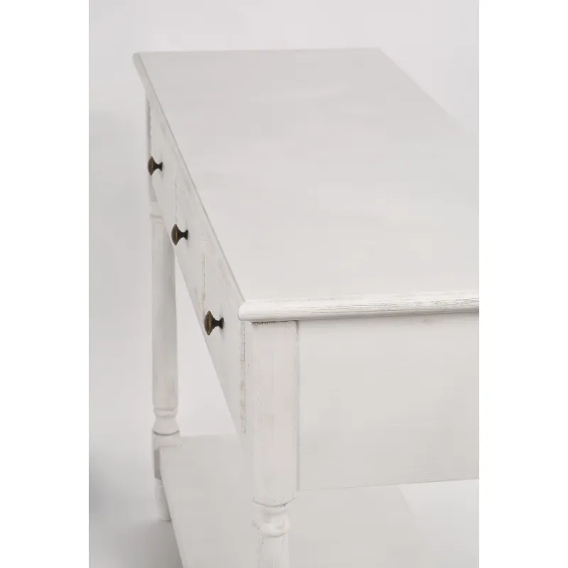 Konsolė 80 LIVORNO, balta, 120x40x80 cm