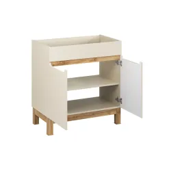 Vonios spintelė su praustuvu 821 GOTLAND CASHMERE, 80x46x84 cm