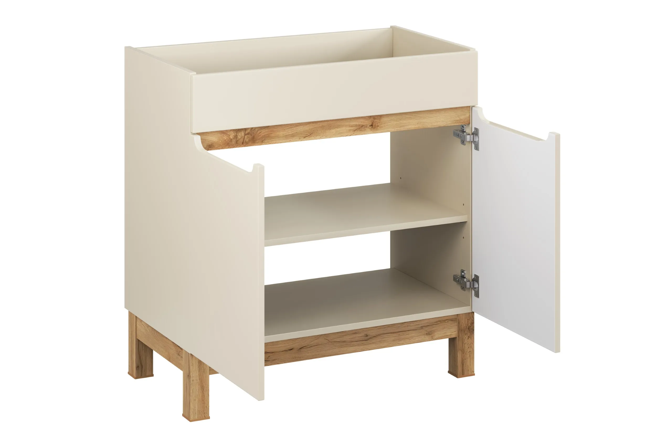 Vonios spintelė su praustuvu 821 GOTLAND CASHMERE, 80x46x84 cm