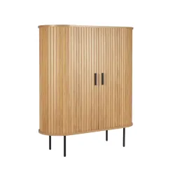 Spintelė SF320, ąžuolo, 100x40x118 cm