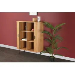 Spintelė SF320, ąžuolo, 100x40x118 cm