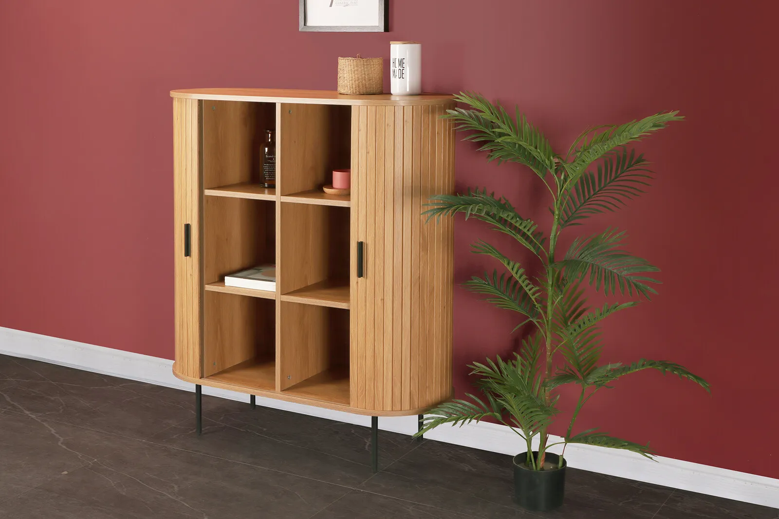 Spintelė SF320, ąžuolo, 100x40x118 cm