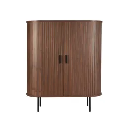 Spintelė SF320, riešutmedžio, 100x40x118 cm