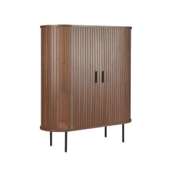 Spintelė SF320, riešutmedžio, 100x40x118 cm