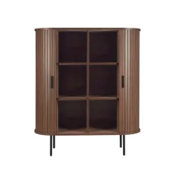 Spintelė SF320, riešutmedžio, 100x40x118 cm