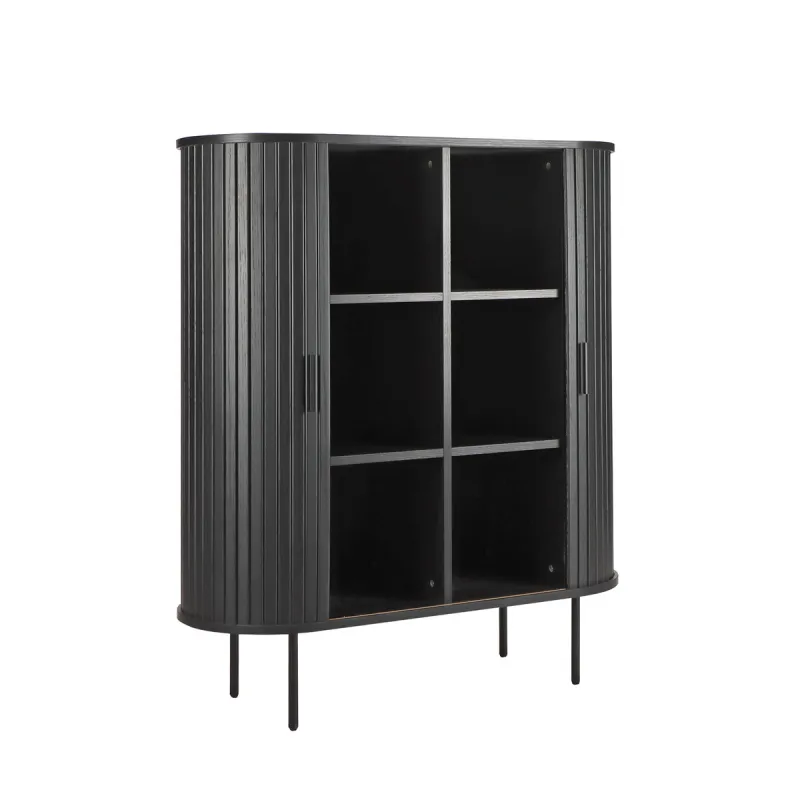 Spintelė SF320, juoda, 100x40x118 cm
